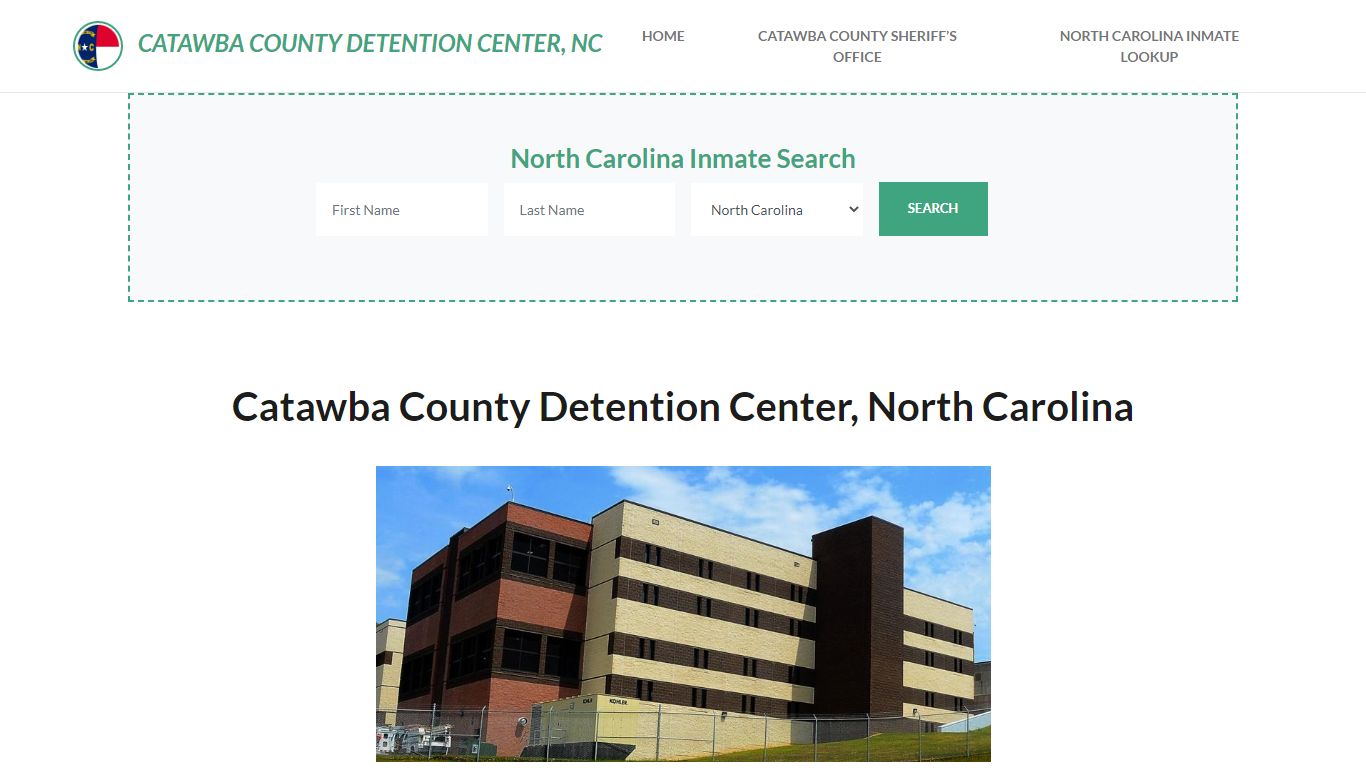 Catawba County Detention Center, NC Inmate Roster, Offender Search